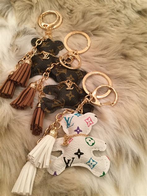 louis vuitton keychain teddy bear|louis vuitton keychain price.